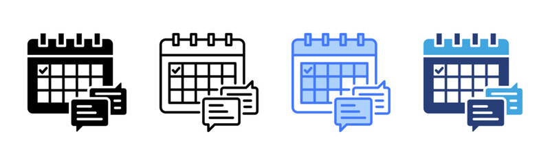 Poster - Follow Up icon sheet multiple style collection