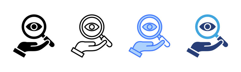 Poster - Observation icon sheet multiple style collection