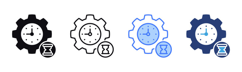 Poster - Delay icon sheet multiple style collection