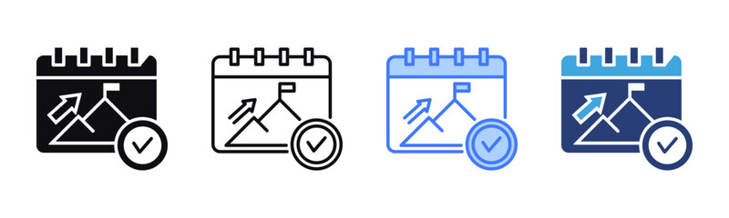 Poster - Mission Accomplished icon sheet multiple style collection