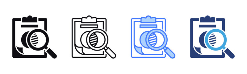 Poster - Transparency icon sheet multiple style collection