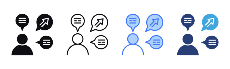 Poster - Reaction icon sheet multiple style collection