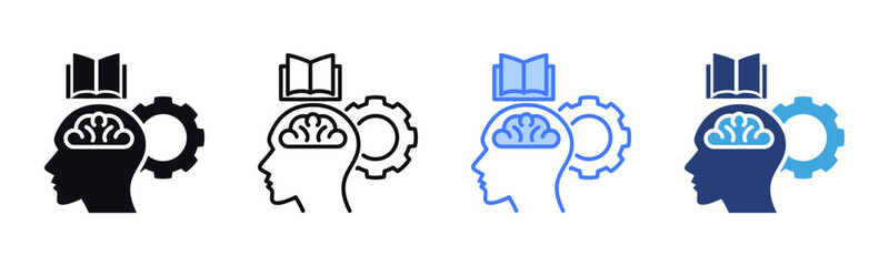 Poster - Cognitive Training icon sheet multiple style collection