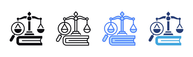 Poster - Analysis icon sheet multiple style collection