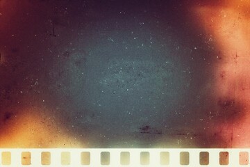 Poster - grunge film grain texture overlay effect, light leaks effect filter with film grain texture, distres