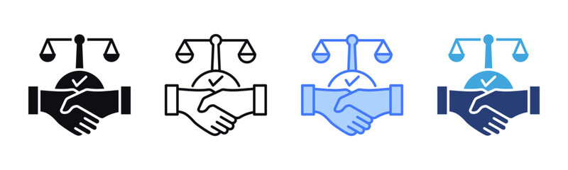 Poster - Settlement icon sheet multiple style collection