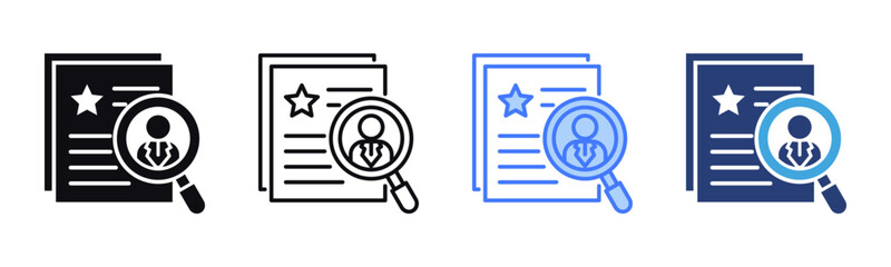 Poster - Find A Lawyer icon sheet multiple style collection