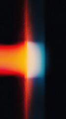 Wall Mural - vibrant light spectrum with neon red and blue glow in abstract dark background