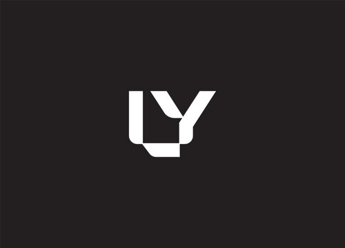 LY logo desing and monogram logo
