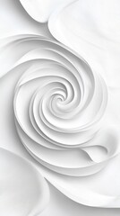 Poster - Abstract White Spiral Background Texture