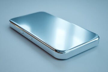 Aufkleber - Sleek smartphone design on a minimalist surface showcasing modern technology aesthetics and functionality