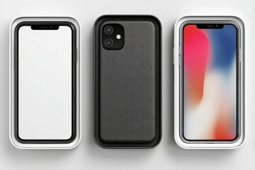 Aufkleber - New smartphone design displayed in sleek packaging showcasing innovative features and modern aesthetics