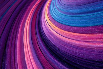 Poster - Colorful abstract swirling patterns create a mesmerizing visual effect in a bright and vibrant composition