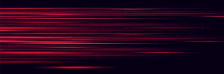 Wall Mural - futuristic neon lines, speed light effect.