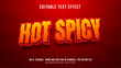© mawan02 - hot spicy editable text effect