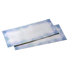 Poster - Elegant Abstract Background with Soft Watercolor Hues and Subtle Texture, isolated on transparent background.