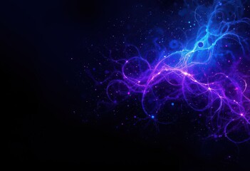Wall Mural - dark purple blue black abstract grainy background