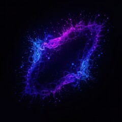Wall Mural - dark purple blue black abstract grainy background