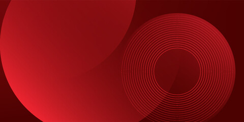 Wall Mural - red abstract background. dynamic shapes composition. eps10 vector
