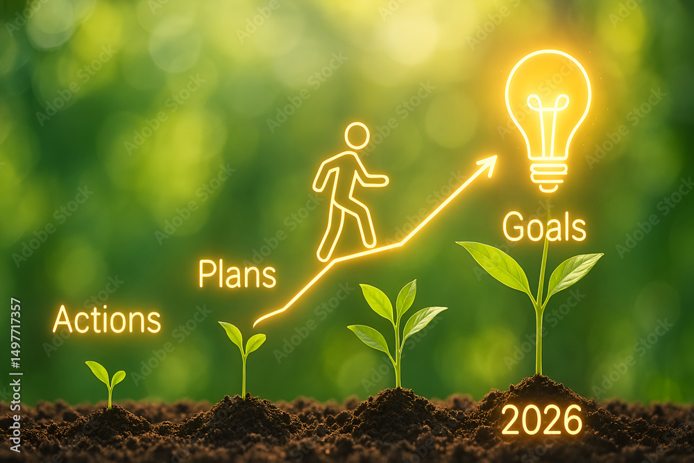 Charting The 2026 Journey Goals Plans Actions Stock 1000 F 1497717357 