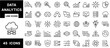© Mehedi - Data Analytics Line Icons Set – AI, Big Data, Charts, Cloud Storage, Cybersecurity, Statistics, Dashboard, Database, and Visualization Symbols for Digital Design