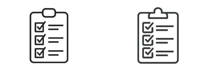 Aufkleber - Checklists displayed side by side for organizational purposes and productivity enhancement in any professional or academic setting