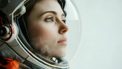Aufkleber - Astronaut in protective gear
