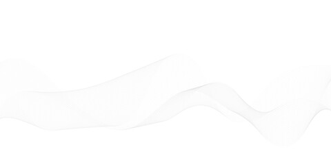 Poster - Wavy business curve lines on transparent background. Abstract ocean wave line background. Wave swirl, frequency sound wave, twisted curve lines with blend effect. Vector illustration.	