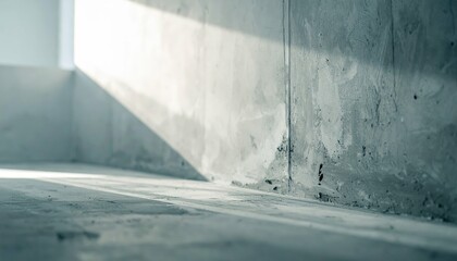 Poster - Subtle Interplay of Soft Light and Shadow in a Tranquil Space