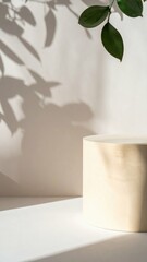 Poster - Tranquil Scene with Focus on Soft Light and Shadow Interplay