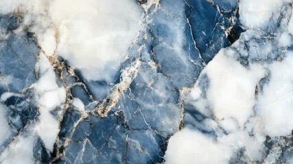 Aufkleber - Close-up view of a polished marble surface with intricate patterns and textures