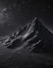 Wall Mural - diamond dust scattered across an inky black canvas, a breathtaking night sky , nebula, galaxy