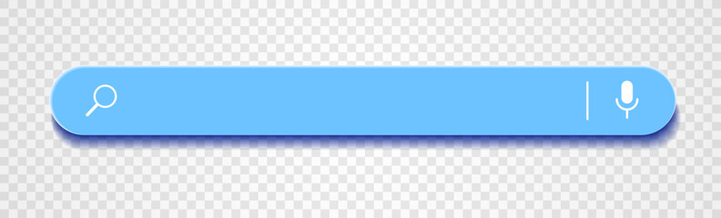 Wall Mural - 3d search bar internet browser engine on checkered background for ui design, website interface eleme