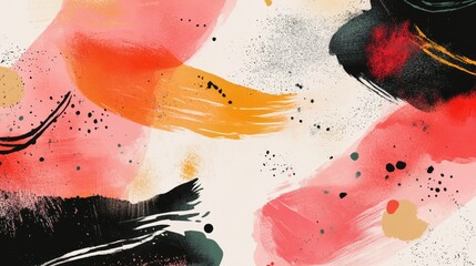 Poster - Captivating brush stroke art event abstract studio digital design creative environment artistic viewpoint fluid design concept