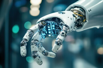 Poster - Advanced robotic arms enhance efficiency in high-tech industrial automation processes, Advanced Robotic Arms in High-Tech Industrial Automation: A Robotics Arm Workshop