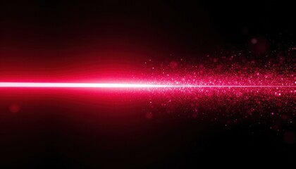 Fototapete - Abstract Red and Black Gradient Background Glowing Line, Glitter, and Ombre Blend
