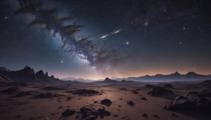 Wall Mural - Vast, star-studded night sky, cosmic dust and nebulae ,  dark,  deep space,  astronomical