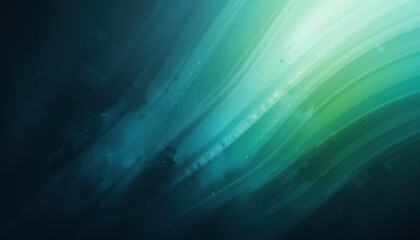 Fototapete - Abstract Gradient Background Teal, Green, and White Swirl Texture