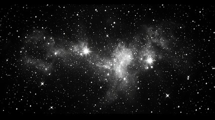 Poster - Exploration of cosmic phenomena outer space astronomical image dark environment wide-angle view celestial wonders