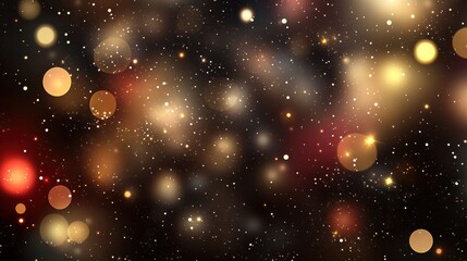 Wall Mural - Cosmic Background with Glowing Lights and Soft Bokeh Effect