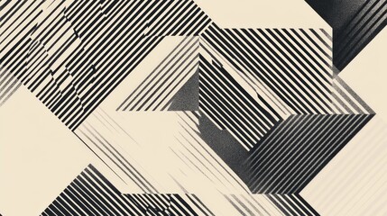 Poster - Creating a contemporary pattern with sleek lines modern space digital art abstract environment top-down viewpoint graphic design concept