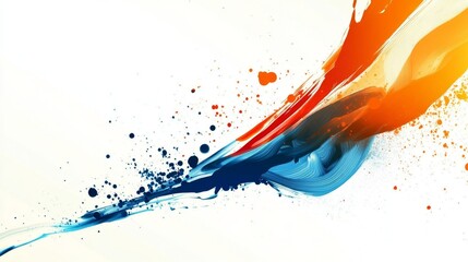 Poster - Dynamic abstract sports background with colorful splashes creative environment modern concept for visual impact
