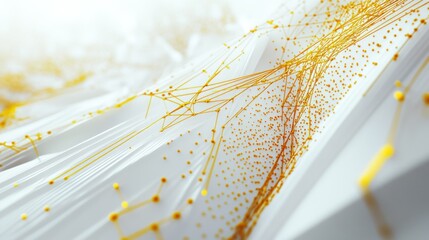 Poster - Innovative tech design showcase futuristic environment digital artwork white background high-tech concept