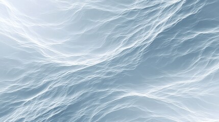 Poster - Flowing blue and white waves intertwining, generating smooth abstract pattern symbolizing modern elegance with dynamic visual movement