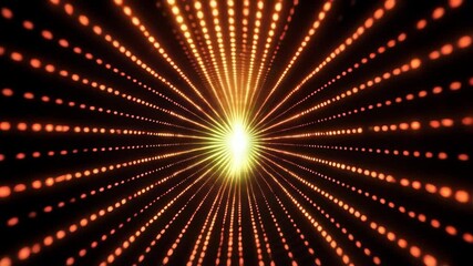 Poster - Abstract light burst with radiant golden center in dark background  