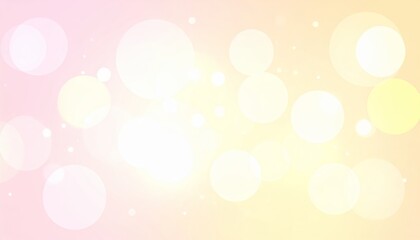 Fototapete - Vibrant pink and yellow circles abstract background design for modern projects