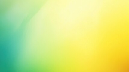Poster - Ethereal gradient backdrop with a blend of vibrant greens and cheerful yellows