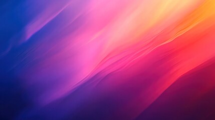 Poster - Abstract colorful background with gradient lines, perfect for modern design projects