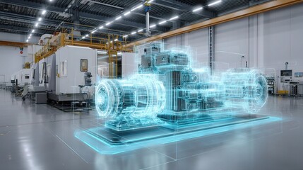 Poster - Digital Twin Visualization in Industrial Environment with 3D Model