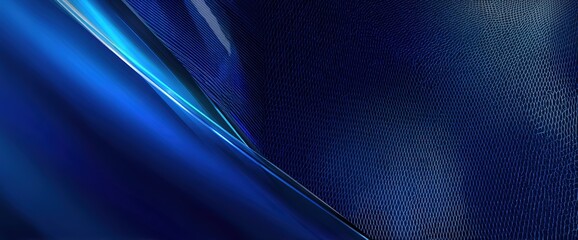 Poster - Abstract Blue Geometric Design Background
